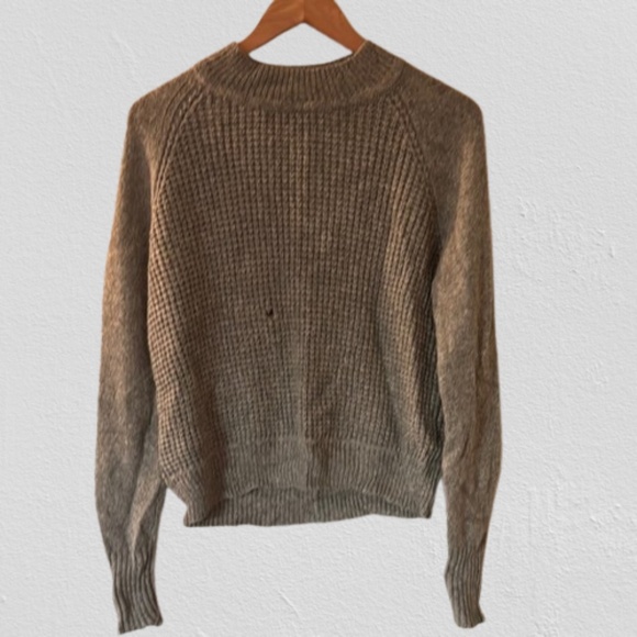 A.L.C. Grey Wool / Alpaca Knit Crewneck Long Sleeve Sweater Women's Medium - Picture 1 of 14